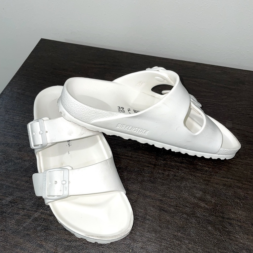 Birkenstocks Unisex Arizona Eva Rubber Double Strap Pre-loved Sandals W-9 M-7
